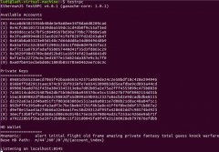 web3通过testrpc访问以太坊数据入门
