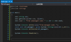.NET Core3.1编写混合C++程序