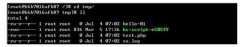 centos7怎么进去tmp目录并清除垃圾?